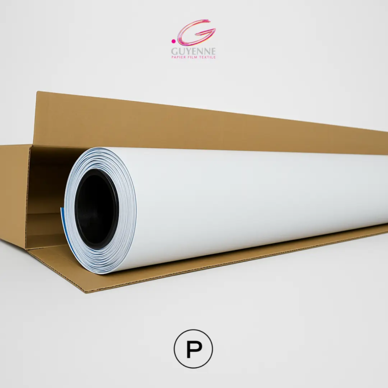 Sunijet IGNIFUGE M1 130g 914 25 Rouleau Sunijet Dos Bleu 130g – Papier poster mat opacifiant
