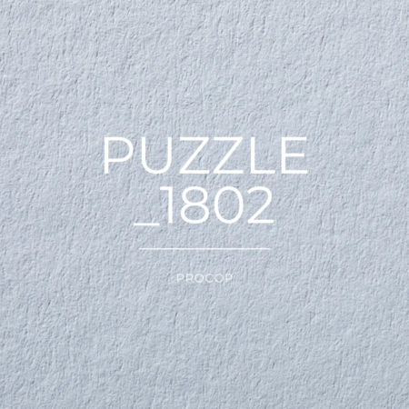 PUZZLE papier creation color 1802 FSC 100% Recyclé Procop couleur bleu