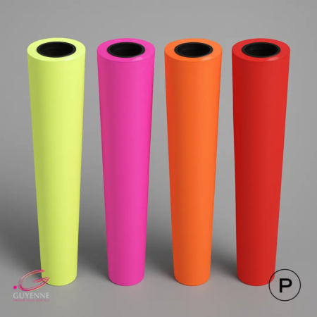 Rouleaux de papier fluorescent Sunilaser 90g – couleurs Jonquille, Bougainvillée, Capucine et Clivia