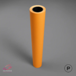 Bobine de papier fluorescent orange Capucine – idéal pour impressions visuelles et supports événementiels