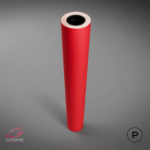 Rouleau de papier fluorescent rouge Clivia – finition satinée